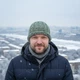 Шапка "Финикс зеленый микс", ручная работа, шапка бини ролл для мужчин, женщин и подростков от PRIGRIZ, 50-58 см - изображение 1