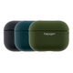 Чехол TPU Spigen Leather Armor для Airpods Pro 3, Pitch Green - изображение 2