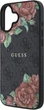 Etui Guess 4G Flowers Print MagSafe do Apple iPhone 16 Black (GUHMP16SP4ROPEMCK) - obraz 6