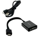 Перехідник HDMI M/VGA М 25 см UGREEN MM103 чорний - изображение 6