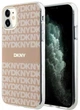 Панель DKNY IML Mono & Stripe MagSafe для Apple iPhone 11 / Xr Pink (3666339267575) - зображення 1
