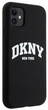 Etui DKNY Liquid Silicone White Printed Logo MagSafe do Apple iPhone 11 / Xr Black (3666339266592) - obraz 4