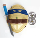 Набор Черепашки Ниндзя Леонардо G-Toys. Панцырь, катана Леонардо, повязка Леонардо, сюрикены, синий - изображение 1