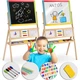 Велика магнітна дошка Ricokids з обертовим годинником - різнокольорова RK-801 (780100) - изображение 1