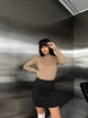 Жіноча базова тепла міні спідниця Uaclothes 46-48 Чорний (like35945-163671350) - изображение 3
