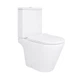 Унітаз підлоговий Qtap Dove безобідковий з сидінням Soft close білий (QT06228380BW) - изображение 1