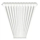 Дизайнерський вертикальний радіатор Irsap Tesi 2 Cod.50 2000x540 White - изображение 4