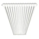 Дизайнерський вертикальний радіатор Irsap Tesi 2 Cod.50 2000x630 White - изображение 4