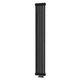 Дизайнерський вертикальний радіатор Irsap Tesi 3 Cod.50 2000x270 Black - изображение 1