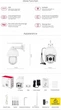 IP-камера відеоспостереження Foscam SD8P White - изображение 3