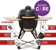 Гриль вугільний мобільний Kamado Bono Media Black - зображення 9