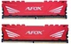 Пам'ять для настільних комп'ютерів Afox 32 GB (2x16GB) DDR4 3200 MHz Red (AFLD432PH1CAD) - изображение 3