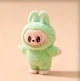 Флокована фігурка монстр LABUBU The Monsters Exciting Macaron 4,5 см Лабубу флок зелений - изображение 1