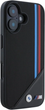Etui plecki BMW M Meshed Tricolor Stripes MagSafe do Apple iPhone 16 Black (BMHMP16S23PUTRK) - obraz 4