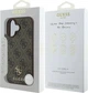 Etui Guess 4G Small Classic MagSafe do Apple iPhone 16 Brown (GUHMP16SP4SM4MW) - obraz 8