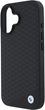 Etui plecki BMW Sign Leather Diamond Metal Logo MagSafe do Apple iPhone 16 Black (BMHMP16S23RDDK) - obraz 6