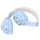 Навушники бездротові Bluetooth HOCO Cute fun W50, блакитні - изображение 2