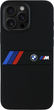 Etui plecki BMW Silicone Middle Stripe MagSafe do Apple iPhone 16 Pro Max Black (BMHMP16X23SAXK) - obraz 3