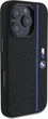 Etui plecki BMW Silicone Hexagon Blue Line MagSafe do Apple iPhone 16 Pro Max Black (BMHMP16X23SHEB) - obraz 4
