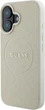 Etui Guess Grained Ring MagSafe do Apple iPhone 16 Beige (GUHMP16SPGHSMME) - obraz 3