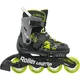 Ролики Rollerblade Microblade SL 33-36.5 Black/Lime (1012-86B0751540-NG01-33-36.5) - изображение 2
