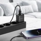 Сітчастий зарядний пристрій з кабелем HOCO C141A Smart dual-port charger set(iP) Black (6942007627863) (500) - зображення 5