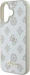 Etui Guess Peony Script Logo MagSafe do Apple iPhone 16 White (GUHMP16SPGPYSH) - obraz 6