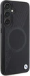 Etui plecki BMW Signature Leather Half Textured & Circle MagSafe do Samsung Galaxy S24 Plus Black (BMHMS24M23RTPK) - obraz 4