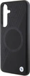Etui plecki BMW Signature Leather Half Textured & Circle MagSafe do Samsung Galaxy S24 Plus Black (BMHMS24M23RTPK) - obraz 6