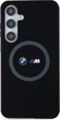 Etui plecki BMW M Silicone Printed Ring MagSafe do Samsung Galaxy S24 Plus Black (BMHMS24M23SROK) - obraz 3