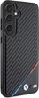 Etui plecki BMW Carbon Tricolor Line MagSafe do Samsung Galaxy S24 Black (BMHMS24S23PUDTK) - obraz 4
