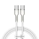 Кабель BASEUS Type-C to Type-C Cafule Series Metal Data Cable |1m, 5A, 100W, PD| (CATJK-C02) - изображение 1