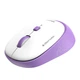 Мышь MEETION 2.4G Wireless Office Mouse R571 беспроводная белая с фиолетовым - изображение 2