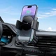 Держатель HOCO Speed wireless fast charging car holder HW13 (air outlet) |15W, 4.5-7"| - изображение 3