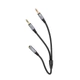 Кабель HOCO 2-in-1 3.5 headset audio adapter cable UPA21 (female to 2male) |0.25M| - изображение 1