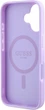 Etui Guess Saffiano Peony Classic Logo MagSafe do Apple iPhone 16 Purple (GUHMP16SPSAPSMEU) - obraz 7