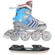 Роликові ковзани 4в1 зі змінним хокейним лезом Nils Extreme NH18192 Сіро-Сині розмір S (29–33) (5907695591828) - зображення 15
