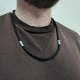 Шнурок с серебряными вставками Meridian 925 пробы 5 мм диаметр 846/5 - изображение 2