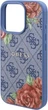 Etui Guess 4G Flowers Print MagSafe do Apple iPhone 16 Pro Max Blue (GUHMP16XP4ROPEMCB) - obraz 6
