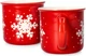 Zestaw kubków Homla Trinkie ze śnieżynką czerwone 360 ml 2 szt (5904183802107) - obraz 2