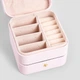 Скринька для біжутерії Homla Virello Love Рожева 9.5 x 9.5 x 8 см (5906496726453) - зображення 4