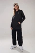 Худи BURTON W OAK LONG PULLOVER HOODIE true black heather - 20840-B11 - M - изображение 5