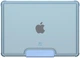 Чохол для ноутбука Urban Armor Gear Lucent для Macbook Air 2022 13" Cerulean (134008115858) - изображение 1