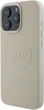 Etui Guess Grained Ring MagSafe do Apple iPhone 16 Pro Max Beige (GUHMP16XPGHSMME) - obraz 3