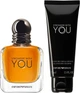 Zestaw męski Giorgio Armani Stronger With You Woda toaletowa 50 ml + Żel pod prysznic 75 ml (3614274692587) - obraz 2