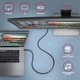 Кабель Axagon BUCM32-CM20AB USB-C - USB-C 3.2 Gen 2, PD 100W, 5A, 4K HD 2 м Black - изображение 6