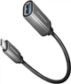 Адаптер Axagon RUCM-AFAC USB-C - USB-A cable adapter 0.2 м Silver - зображення 1