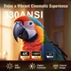 Проектор Magcubic HY310 автофокус, Full HD матрица 1080р, аэропульт Д/У 2025 - портативний на Android 11, 4K, Wi-Fi 6, Bluetooth 5.4, для дома и офиса, IPTV, фильмов, Megogo, SweetTV, YouTV + промокоды на ТВ (Magcubic HY310 330ANSI Aliwinner H713) - изображение 13