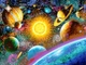 Набор для вышивания бисером картины с космосом ARHIBIS In space, 27*37 см (СЛ-3420) - изображение 1