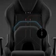 Комп'ютерне крісло для геймера Diablo Chairs X-One 2.0 Prime Normal Size Black - изображение 4